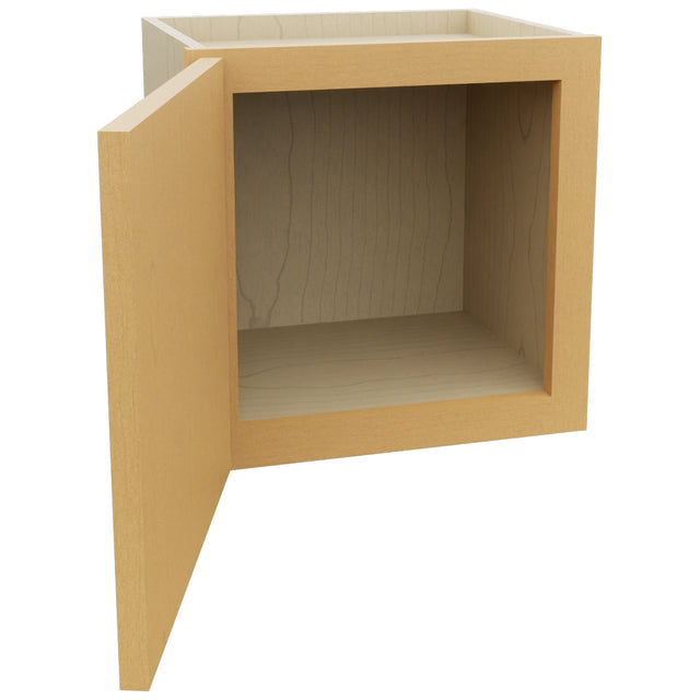 Fabuwood Luna Timber W1515 Wall Standard Cabinet, Open View