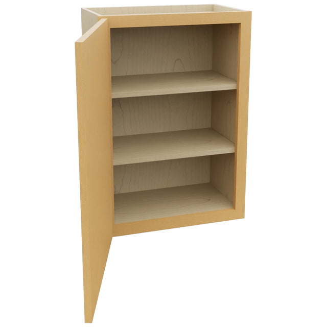 Fabuwood Luna Timber W2130 Wall Standard Cabinet, Open View