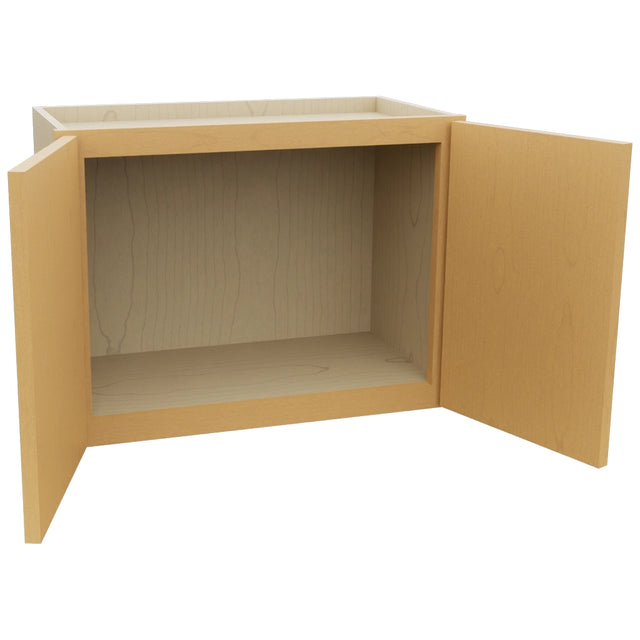 Fabuwood Luna Timber W2418 Wall Standard Cabinet, Open View