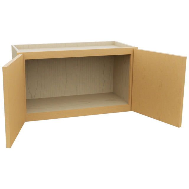 Fabuwood Luna Timber W2715 Wall Standard Cabinet, Open View