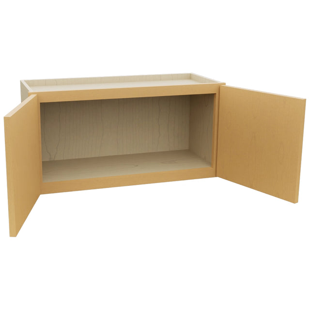 Fabuwood Luna Timber W3015 Wall Standard Cabinet, Open View