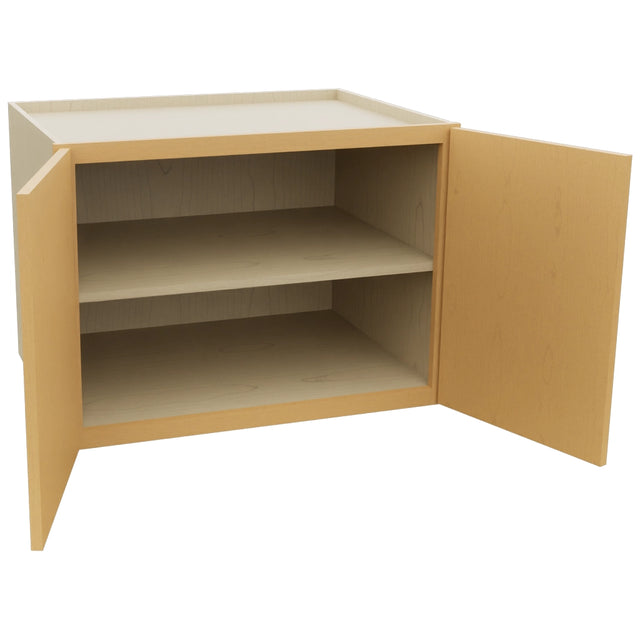 Fabuwood Luna Timber W332424 Wall Deep Cabinet, Open View