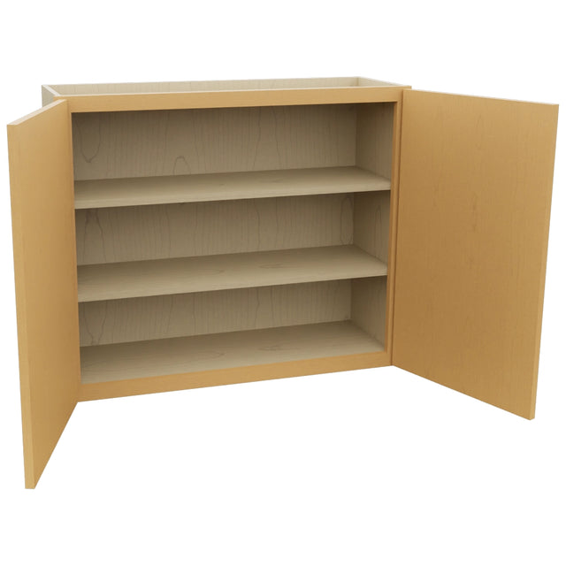 Fabuwood Luna Timber W3630 Wall Standard Cabinet, Open View