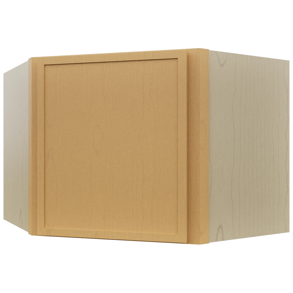 Fabuwood Luna Timber WDC2418 Wall Corner Diagonal Cabinet, Front View