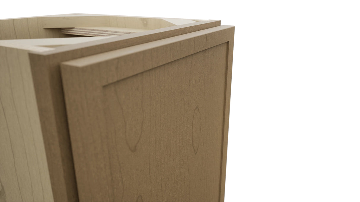 Fabuwood Luna Truffle B12FD-12D Base Full Door Cabinet, Detail View