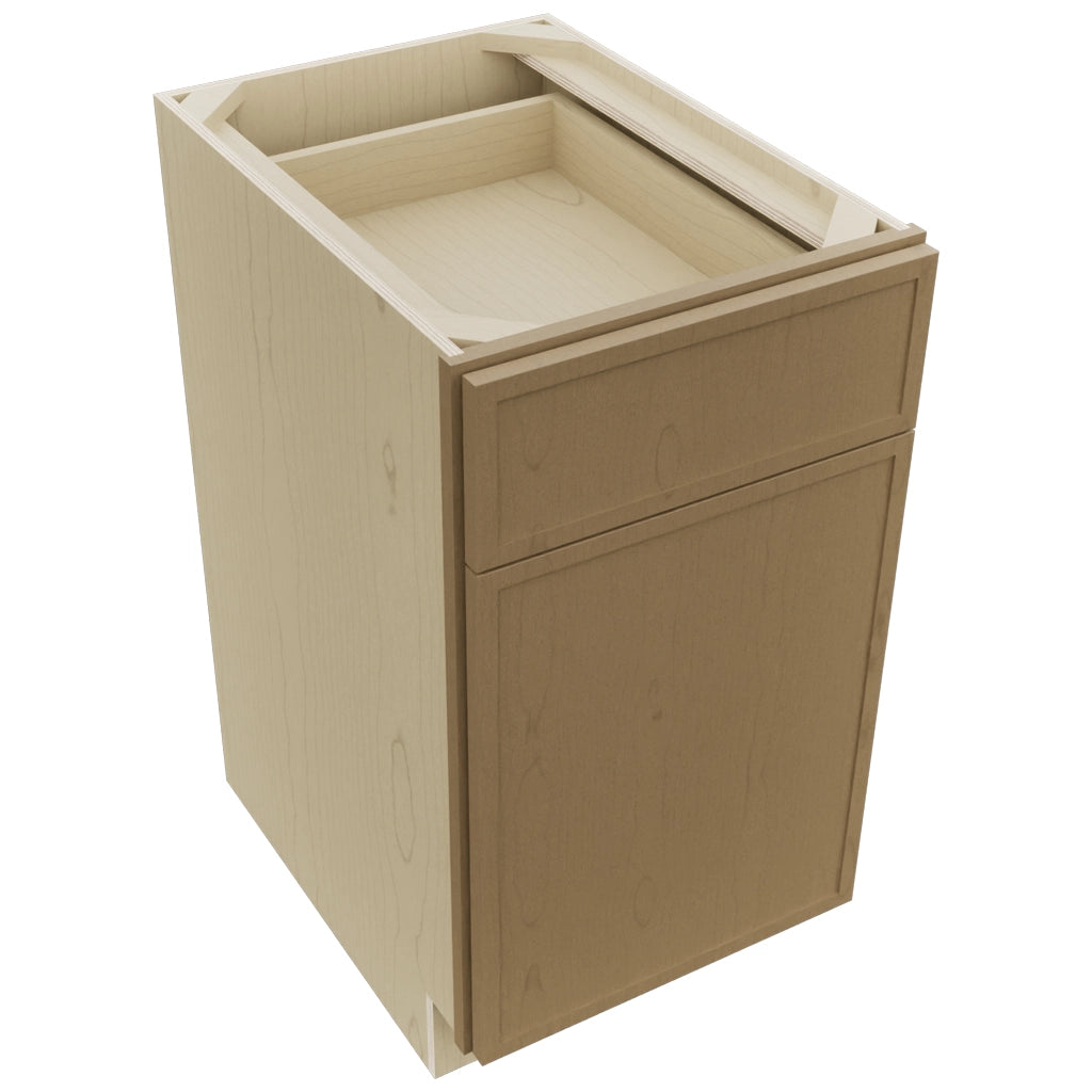 Fabuwood Luna Truffle B18 Base Standard Cabinet, Top View
