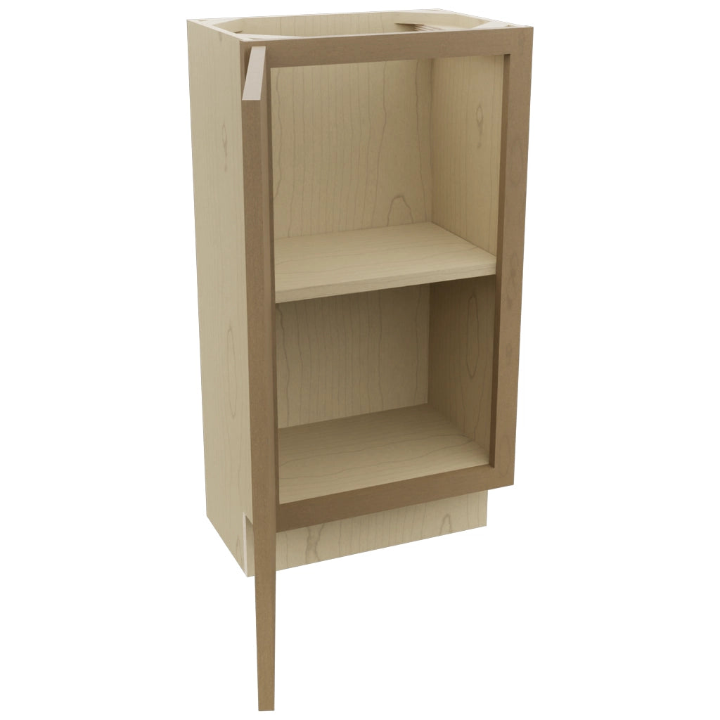 Fabuwood Luna Truffle B18FD-12D Base Full Door Cabinet, Open View