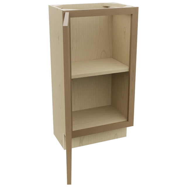 Fabuwood Luna Truffle B18FD-12D Base Full Door Cabinet, Open View