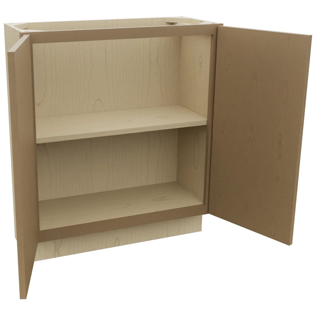 Fabuwood Luna Truffle B30FD-12D Base Full Door Cabinet, Open View