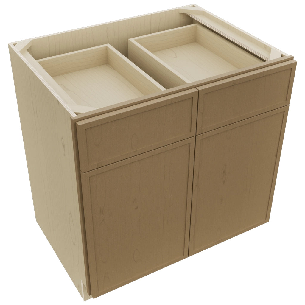 Fabuwood Luna Truffle B33 Base Standard Cabinet, Top View