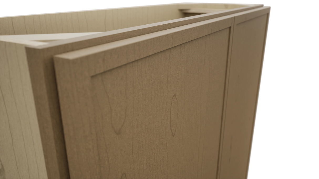 Fabuwood Luna Truffle B36FD-12D Base Full Door Cabinet, Detail View