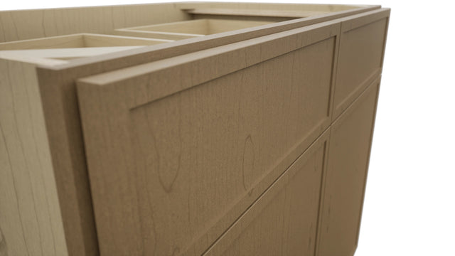 Fabuwood Luna Truffle B39 Base Standard Cabinet, Detail View