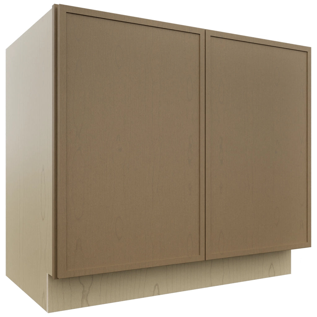 Fabuwood Luna Truffle B39FD Base Full Door Cabinet, Front View