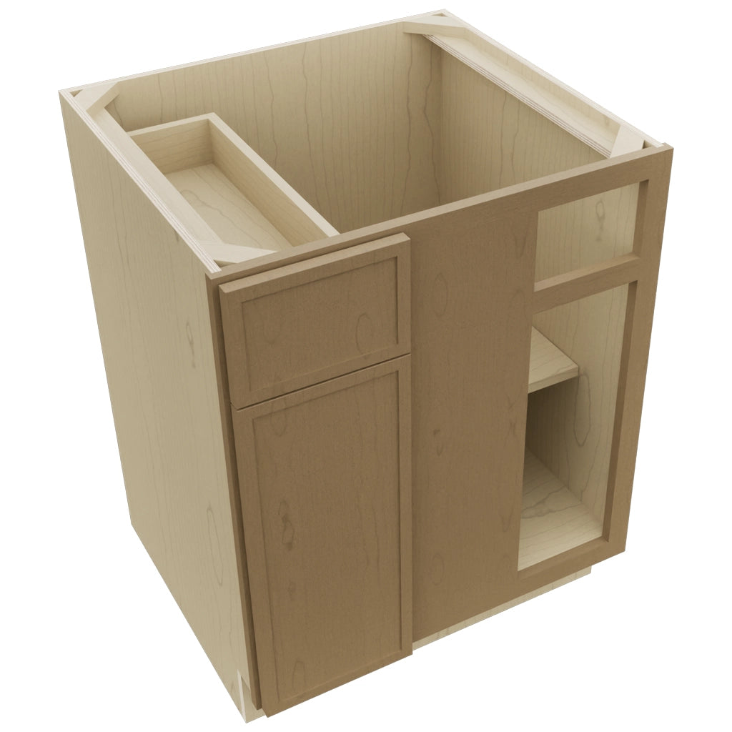 Fabuwood Luna Truffle BLB36/39 Base Corner Blind Cabinet, Top View