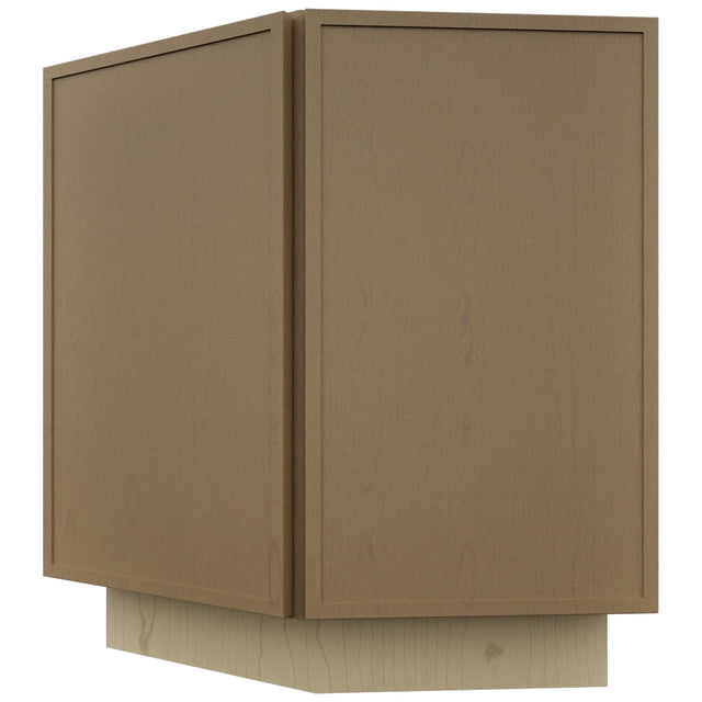 Fabuwood Luna Truffle BRA24 Base Return Angle Cabinet, Front View