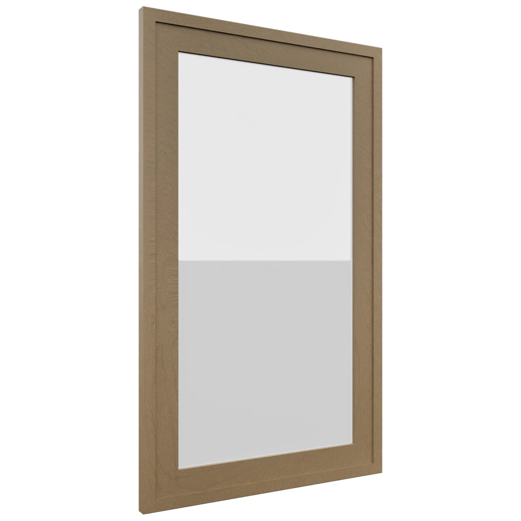 Fabuwood Luna Truffle DS GDW1830 Wall Glass Door, Front View