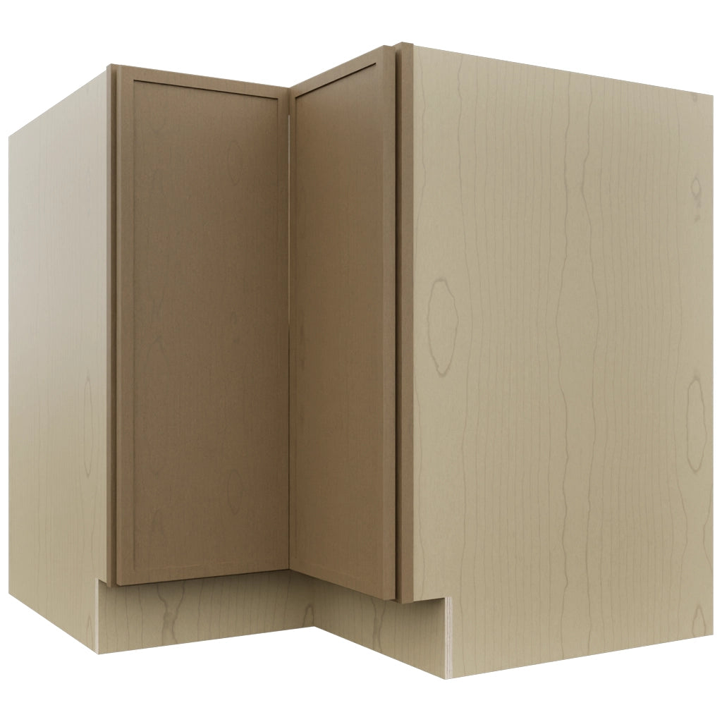 Fabuwood Luna Truffle ERB36 Base Corner Easy Reach Cabinet, Front View