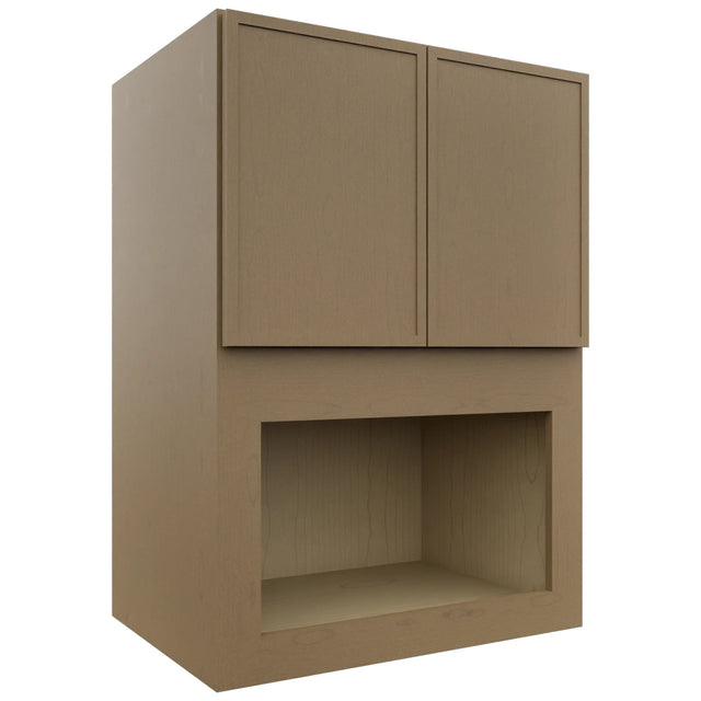 Fabuwood Luna Truffle MC304221 Wall Microwave Cabinet, Front View