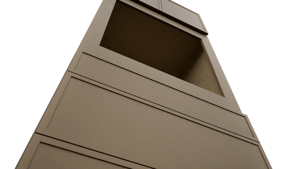 Fabuwood Luna Truffle OC3390S Tall Oven Cabinet Single, Detail View