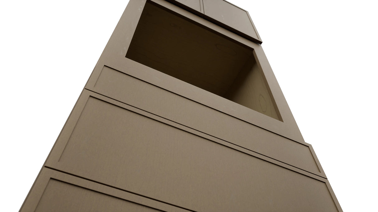 Fabuwood Luna Truffle OC3396S Tall Oven Cabinet Single, Detail View