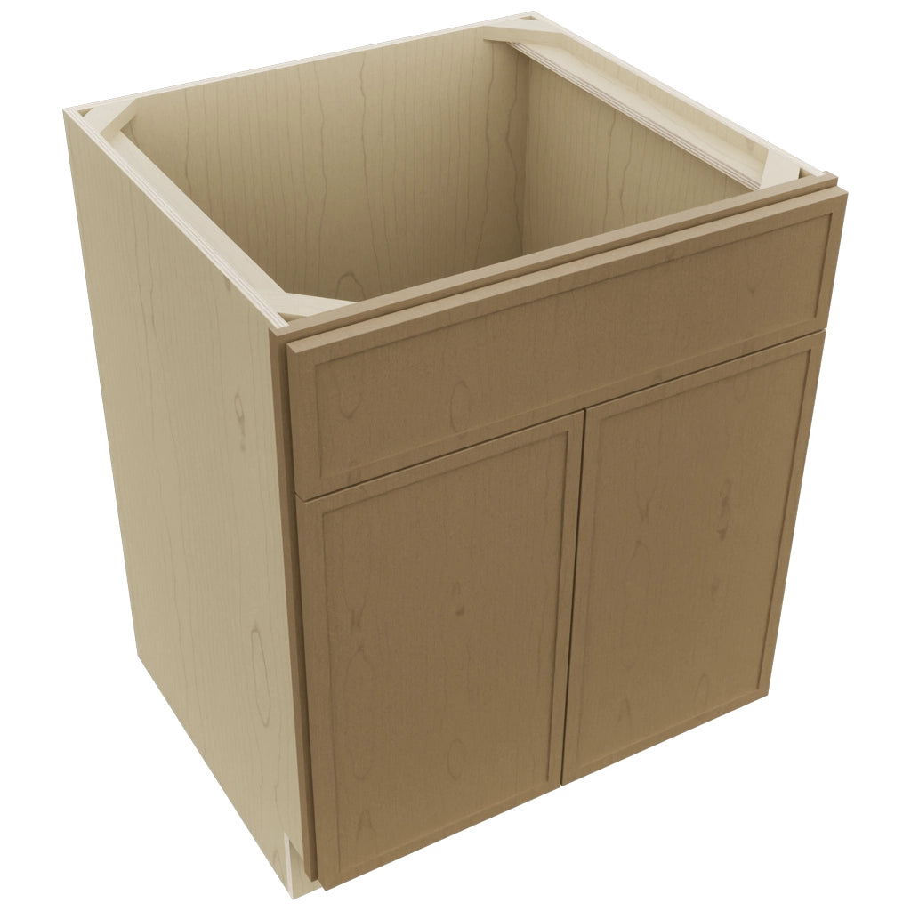 Fabuwood Luna Truffle SB27 Base Sink Cabinet, Top View