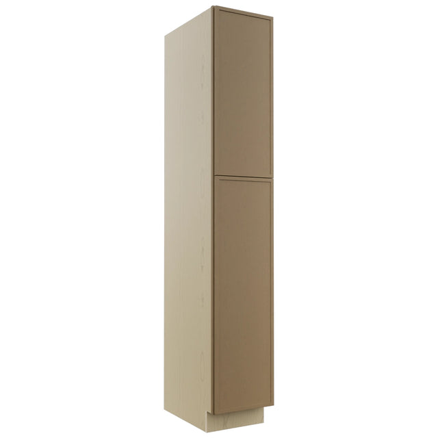 Fabuwood Luna Truffle TP152490 Tall Pantry Cabinet, Front View