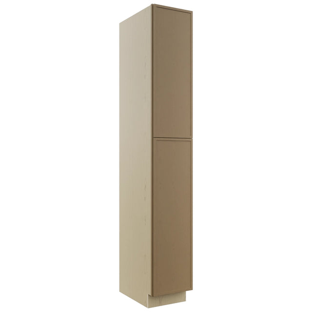 Fabuwood Luna Truffle TP152496 Tall Pantry Cabinet, Front View