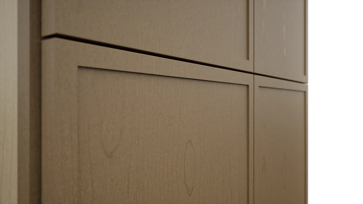 Fabuwood Luna Truffle TP302496 Tall Pantry Cabinet, Detail View