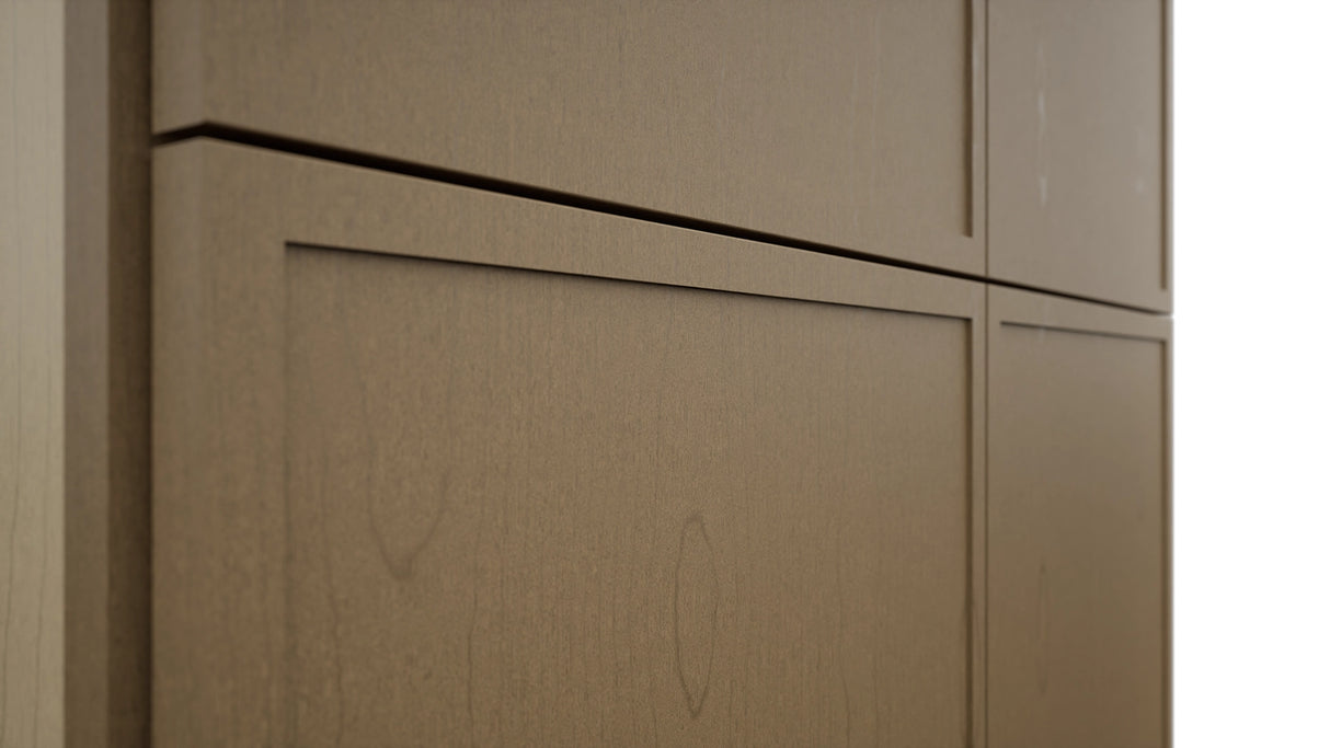 Fabuwood Luna Truffle TP361284 Tall Pantry Cabinet, Detail View