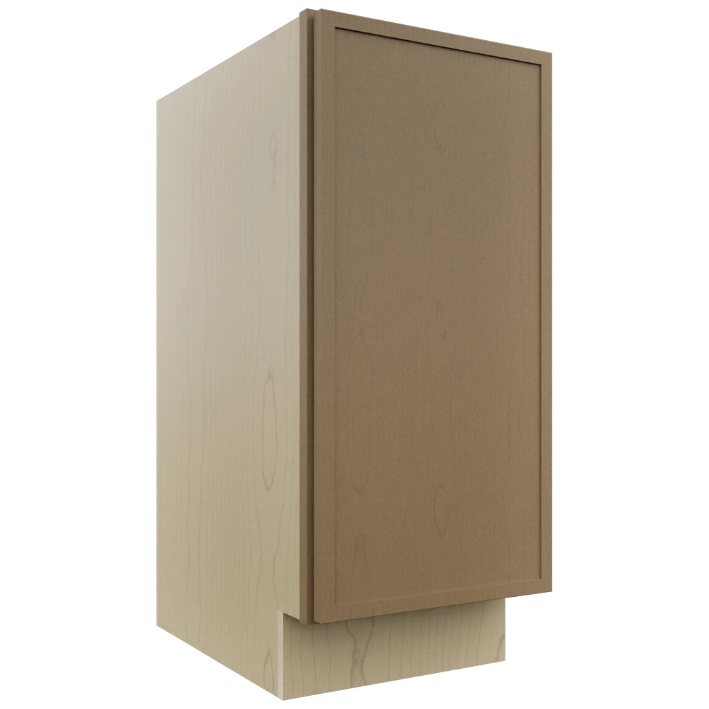 Fabuwood Luna Truffle VB15FD Vanity Base Full Height Cabinet, Front View