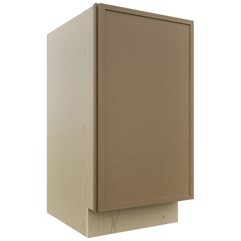 Fabuwood Luna Truffle VB18FD Vanity Base Full Height Cabinet, Front View
