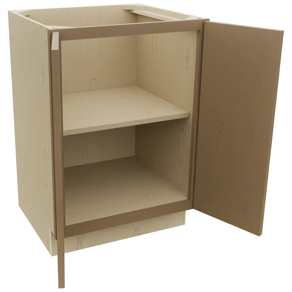 Fabuwood Luna Truffle VB24FD Vanity Base Full Height Cabinet, Open View