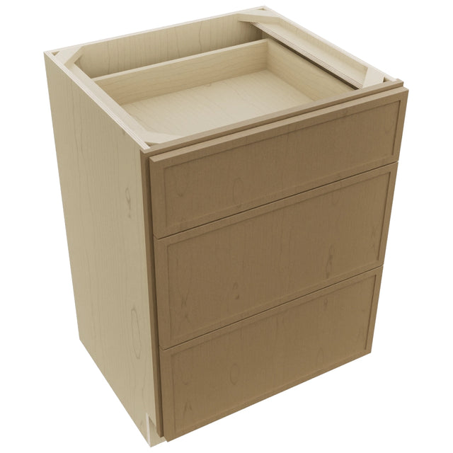 Fabuwood Luna Truffle VDB24-34 Vanity Drawer Cabinet, Top View