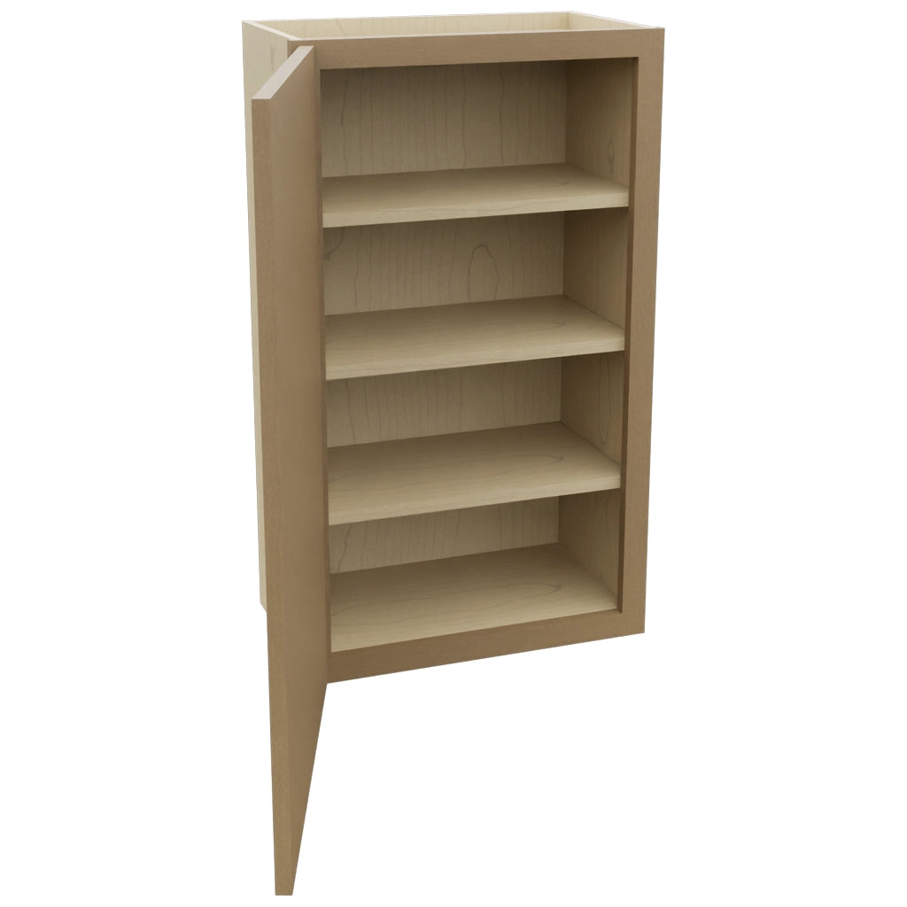 Fabuwood Luna Truffle W2136 Wall Standard Cabinet, Open View