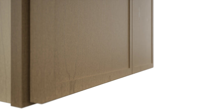 Fabuwood Luna Truffle W2718 Wall Standard Cabinet, Detail View