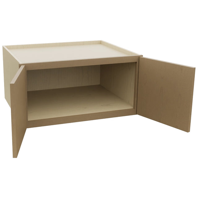 Fabuwood Luna Truffle W301524 Wall Deep Cabinet, Open View