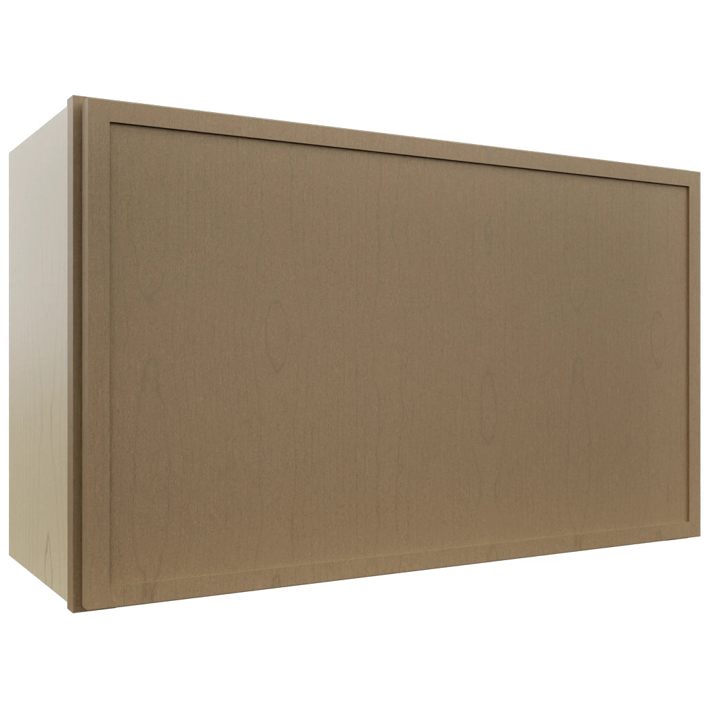 Fabuwood Luna Truffle WAC3018 Wall Appliance Cabinet, Front View