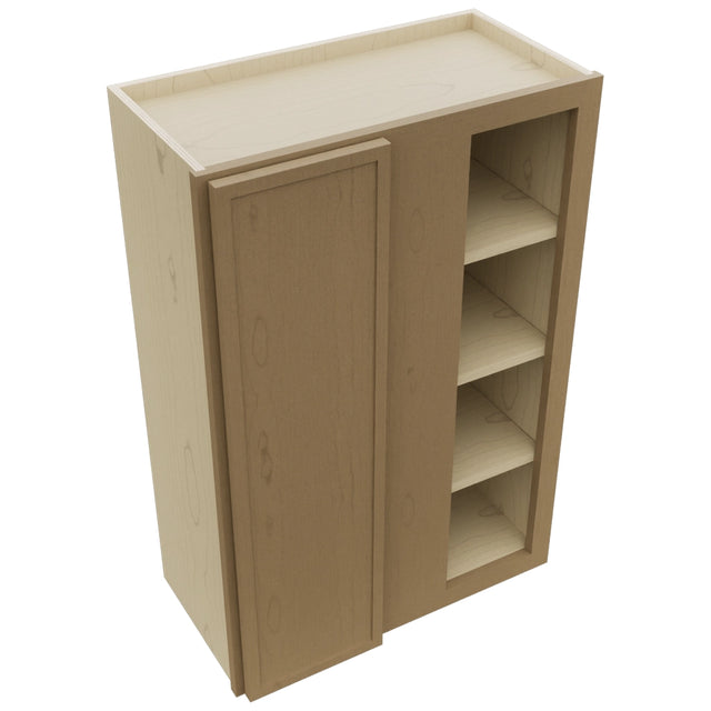 Fabuwood Luna Truffle WBC2436 Wall Corner Blind Cabinet, Top View