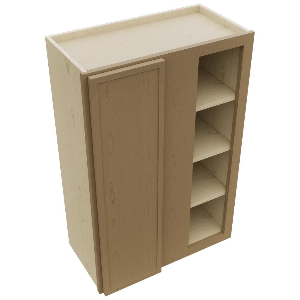 Fabuwood Luna Truffle WBC2436 Wall Corner Blind Cabinet, Top View