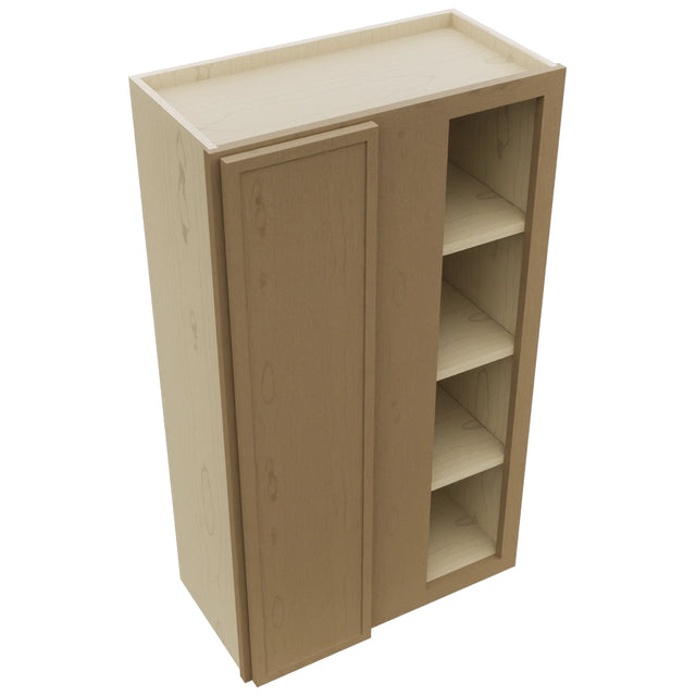 Fabuwood Luna Truffle WBC2442 Wall Corner Blind Cabinet, Top View