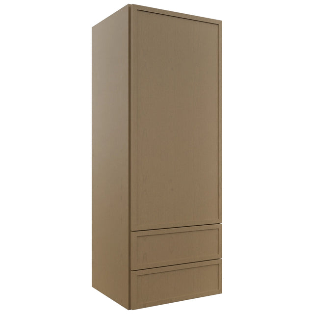 Fabuwood Luna Truffle WD1848 Wall Drawer Cabinet, Front View