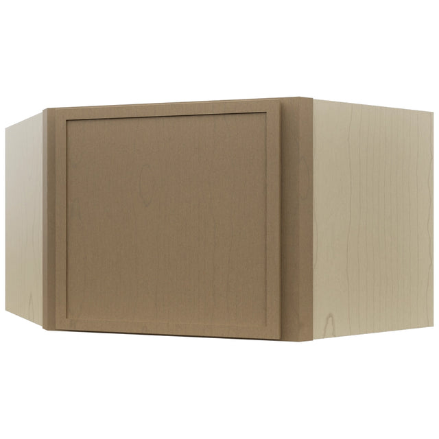 Fabuwood Luna Truffle WDC2415 Wall Corner Diagonal Cabinet, Front View