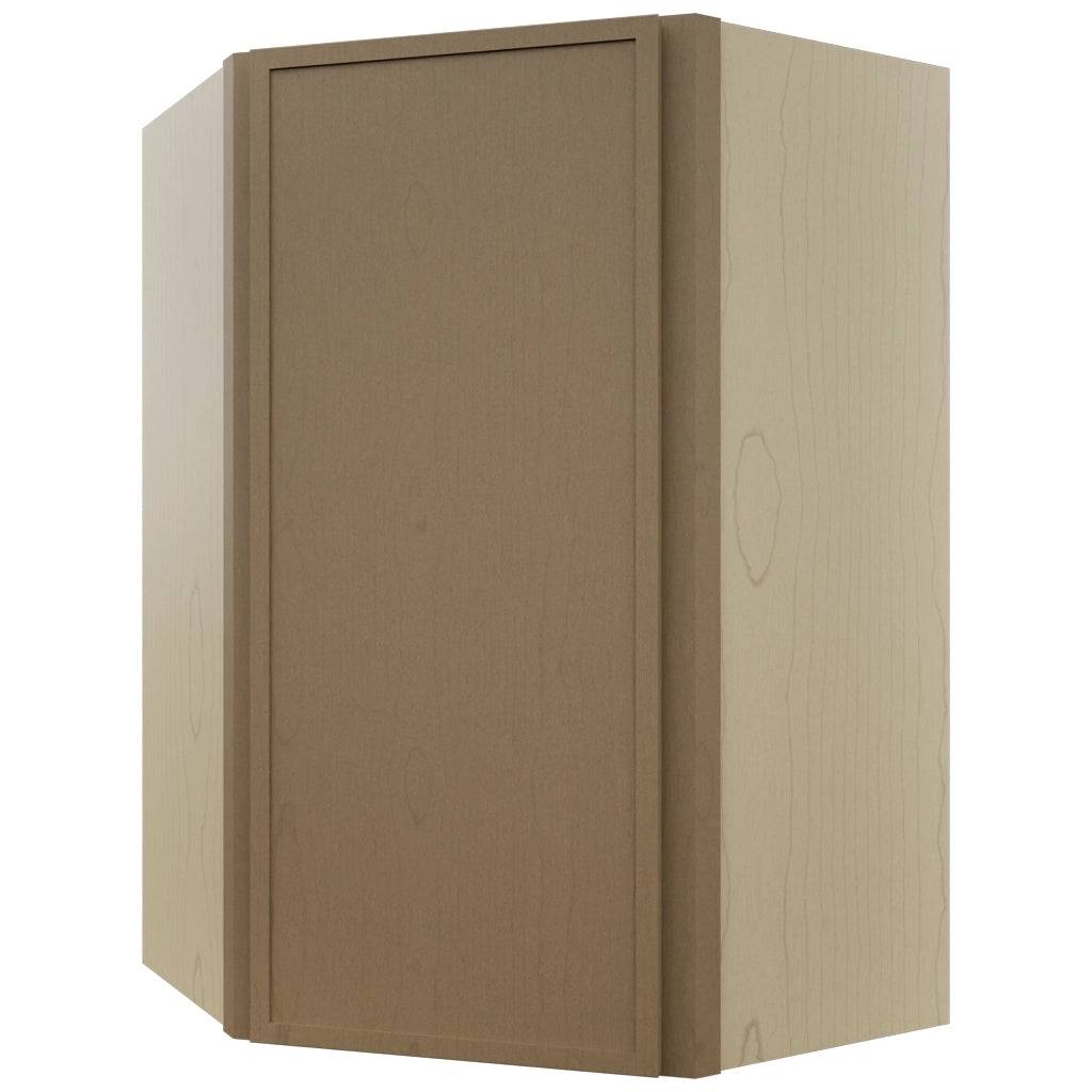 Fabuwood Luna Truffle WDC2436 Wall Corner Diagonal Cabinet, Front View