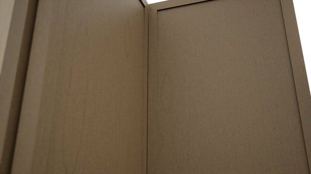 Fabuwood Luna Truffle WPC2415 Wall Corner Pie Cabinet, Detail View