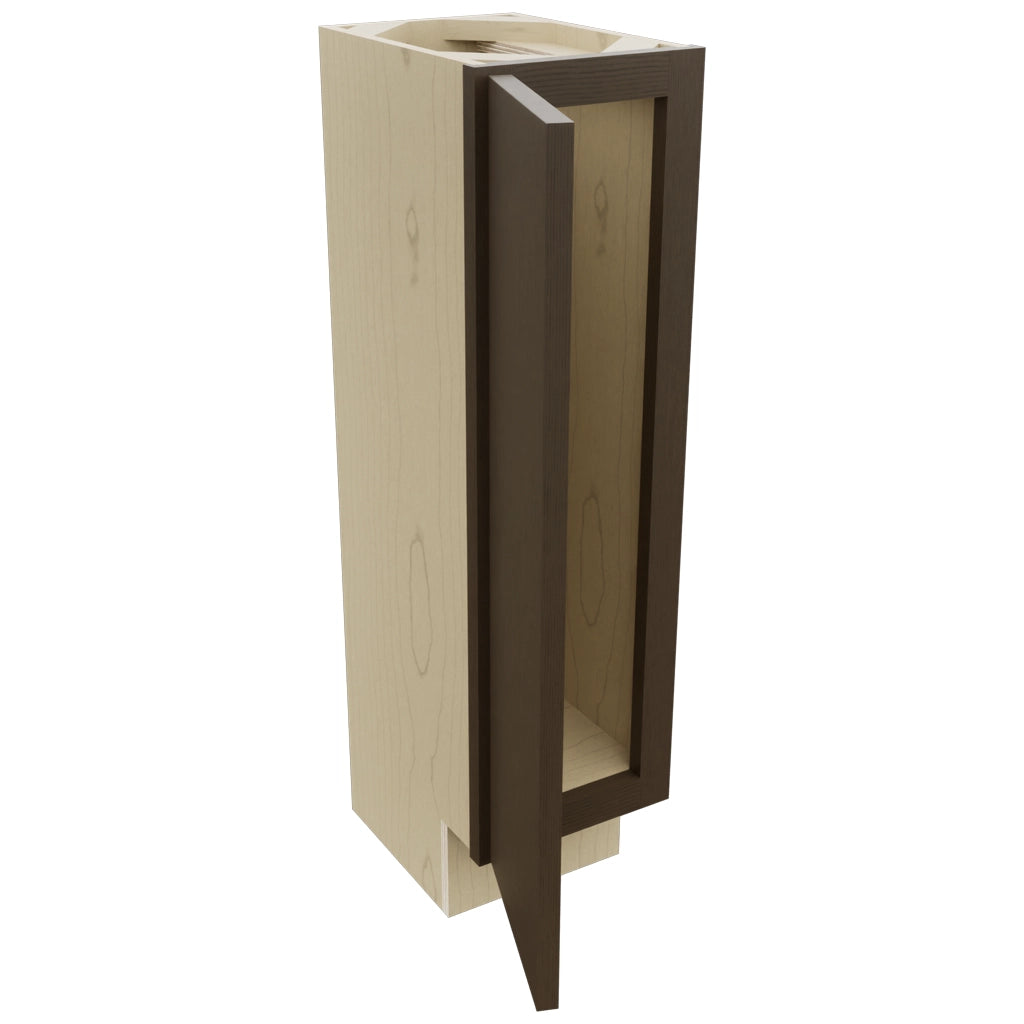 Fabuwood Luxe Canyon Oak B09FD-12D Base Full Door Cabinet, Open View