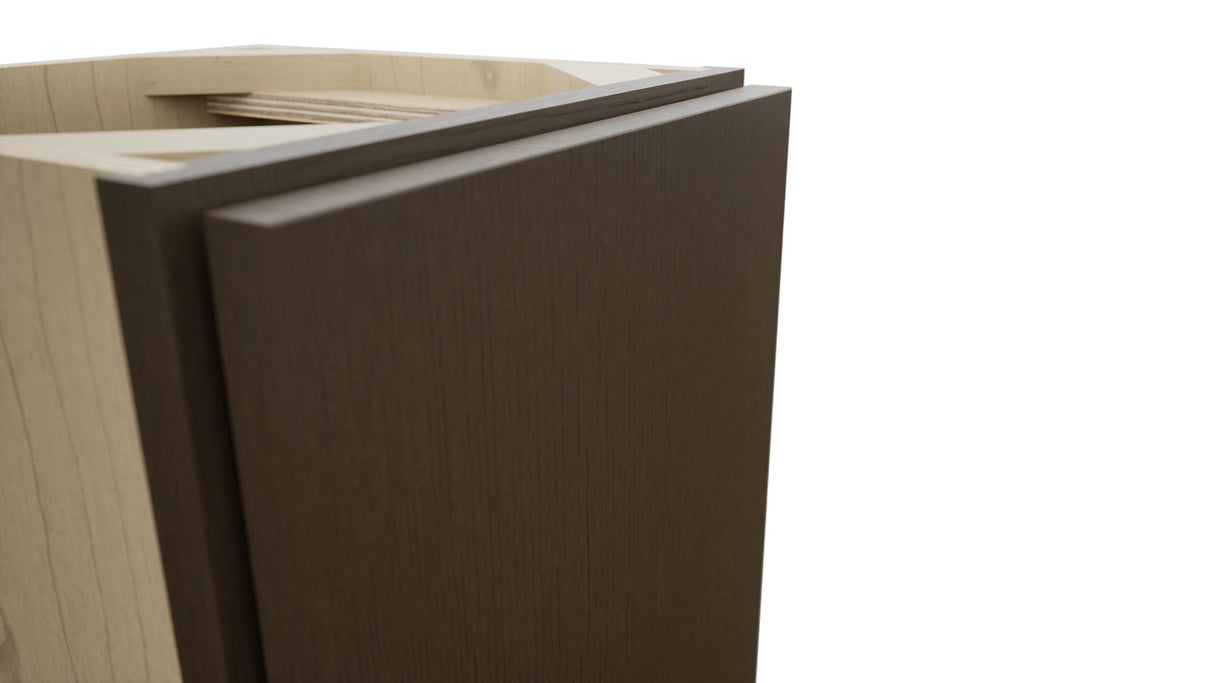 Fabuwood Luxe Canyon Oak B12FD-12D Base Full Door Cabinet, Detail View