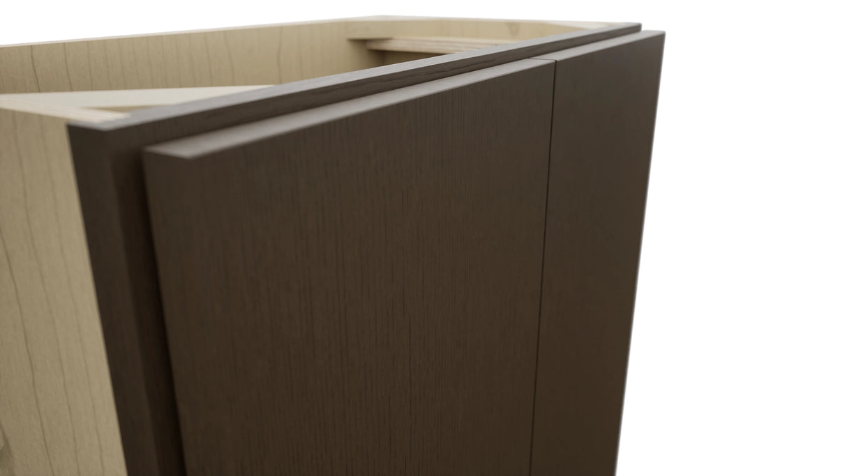 Fabuwood Luxe Canyon Oak B24FD-12D Base Full Door Cabinet, Detail View