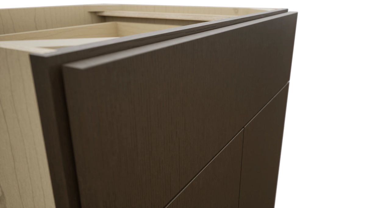 Fabuwood Luxe Canyon Oak B27 Base Standard Cabinet, Detail View