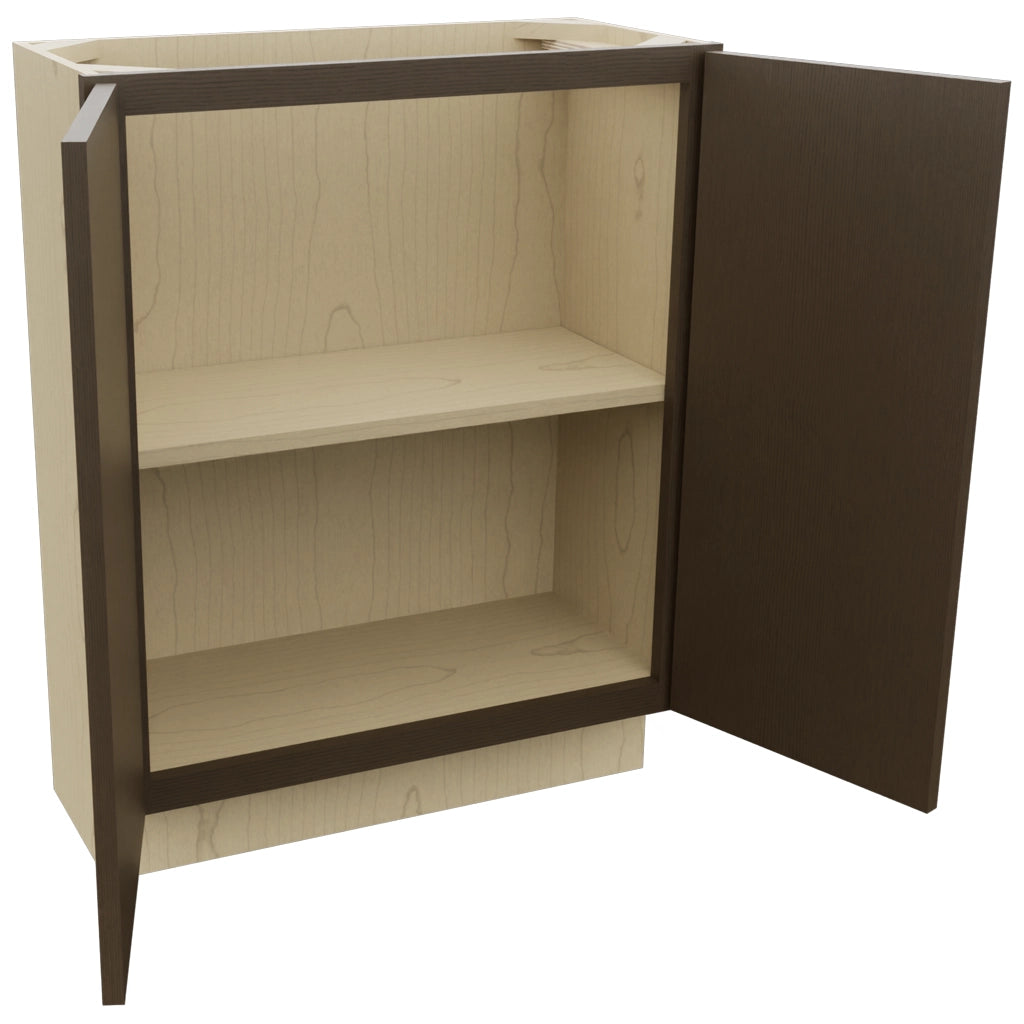 Fabuwood Luxe Canyon Oak B27FD-12D Base Full Door Cabinet, Open View