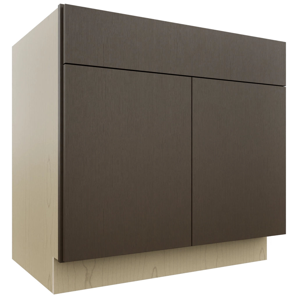 Fabuwood Luxe Canyon Oak B36SDF Base Standard Cabinet, Front View